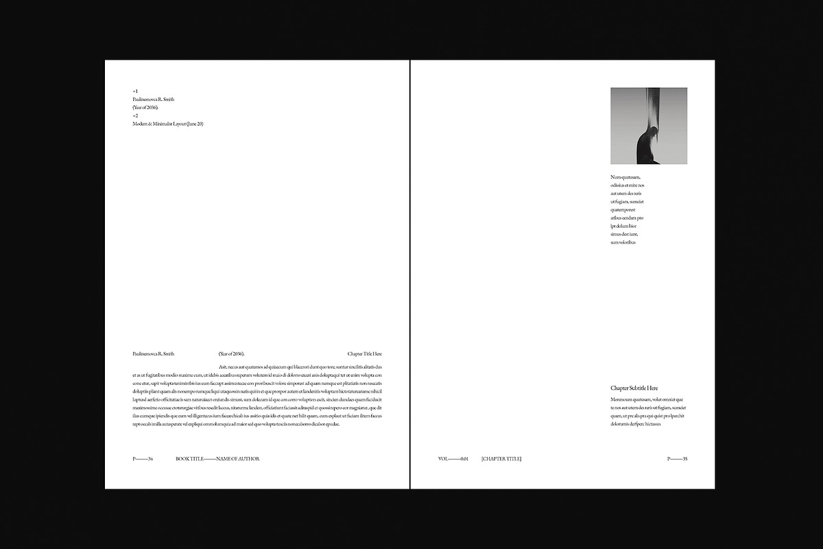 Book Title Layout Design Template, a Brochure Template by DesignCrest (Photo 9 of 18)