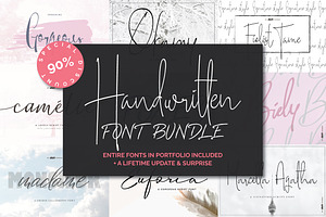 Handwritten Font Bundle
