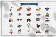 4th of July Hand Drawn Images, a Seasonal Illustration by H&C Drawings & Designs (Thumbnail 10 of 15)