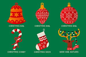 66 Christmas Design Elements