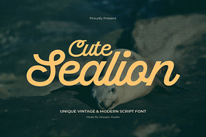 Cute Sealion - Unique Vintage & Mode