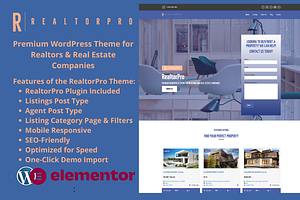 RealtorPro - Premium WordPress Theme