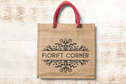 Floral Split Monogram Divider Frames, an Illustration by Dasagani (Thumbnail 3 of 3)