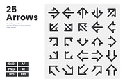 25 Arrows Icons, an Object Illustration by erifqizeicon (Thumbnail 2 of 3)