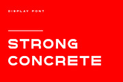Strong Concrete - Display Font, a Sans Serif Font by freeject.net (Thumbnail 4 of 8)