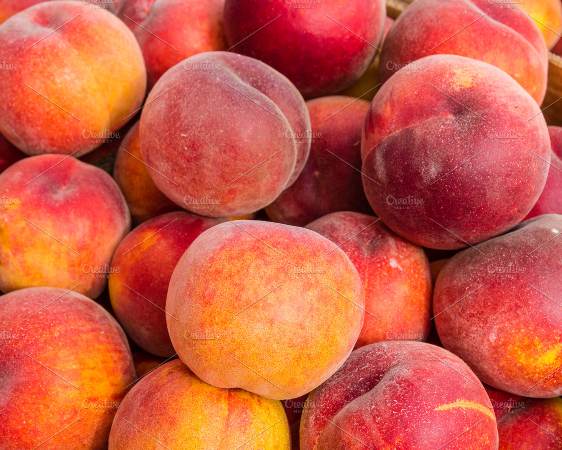 Peaches At The Farmers Market