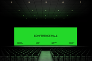 Conference Hall screen mockups, a Mockup by Wannathis.one (Thumbnail 8 of 10)