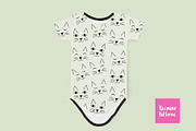 Floral Cats Patterns Collection, a Pattern Graphic by Yasmine Patterns (Thumbnail 4 of 8)