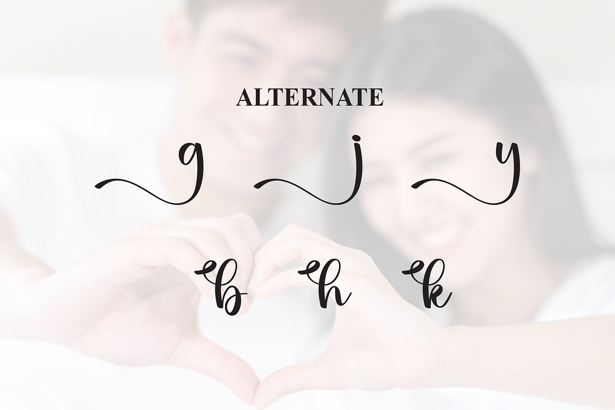 Hubby | Script Font, a Handwritten Font by Scratchones (Photo 8 of 9)