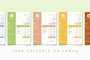 INVOICE CANVA TEMPLATE, a Print Template by The Little Lily Studio (Thumbnail 3 of 5)