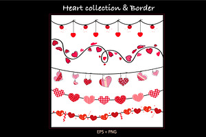 Valentine's Day Heart Border