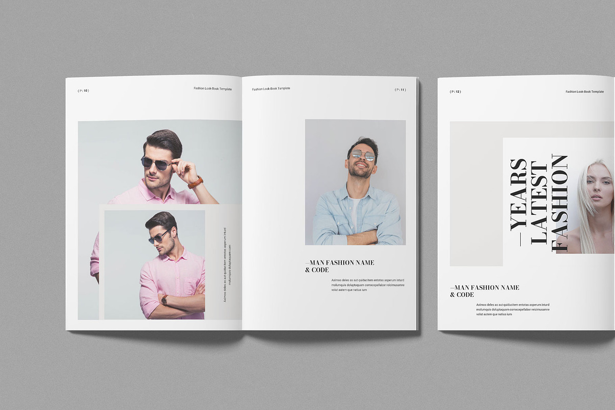 Fashion Lookbook Template, a Magazine Template by Work-Envance (Photo 5 of 11)