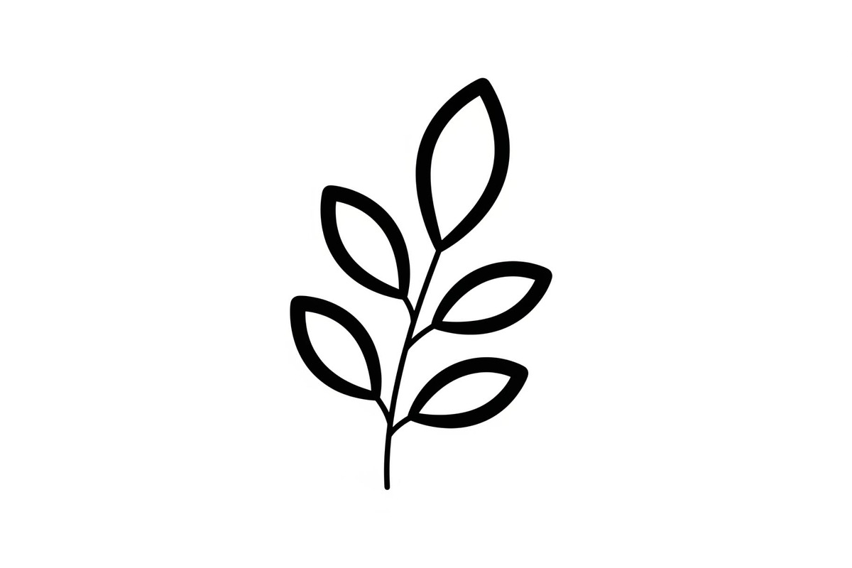 Botanical Leaf Silhouette Bundle, an Illustration by Creativeshirt (Photo 7 of 51)