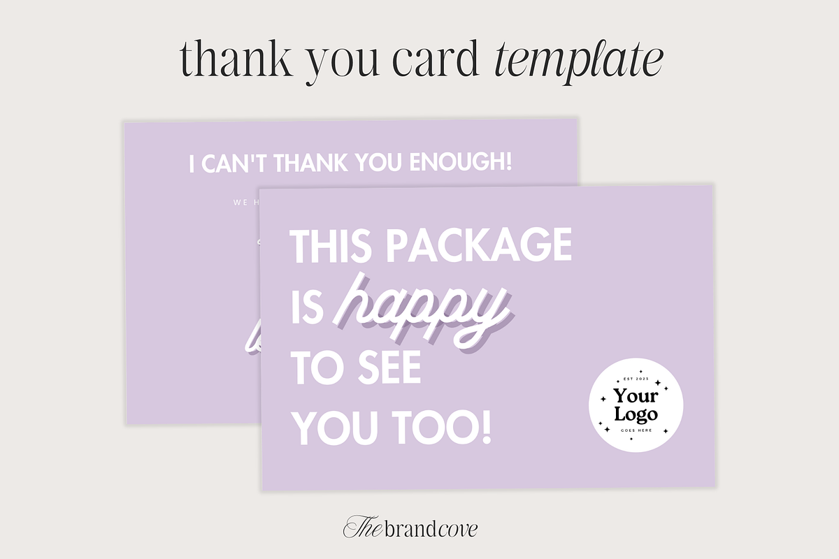 Business Thank You Card, a Card Template by thebrandcove (Photo 2 of 7)