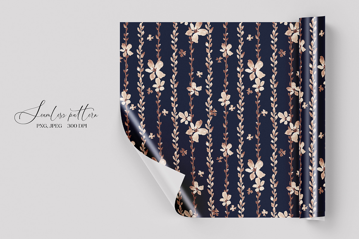 Cute floral seamless pattern, a Pattern Graphic by SirenaArt (Photo 11 of 13)