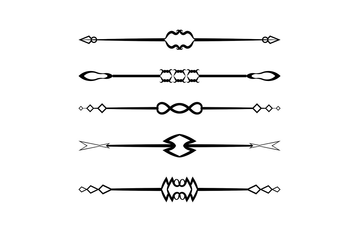 Geometric Lines Divider Designs, a Marketing Template by Photoshop Action (Photo 10 of 13)