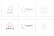 300 Geometric Premade Logo Bundle, a Branding & Logo Template by XpertgraphicD (Thumbnail 51 of 63)