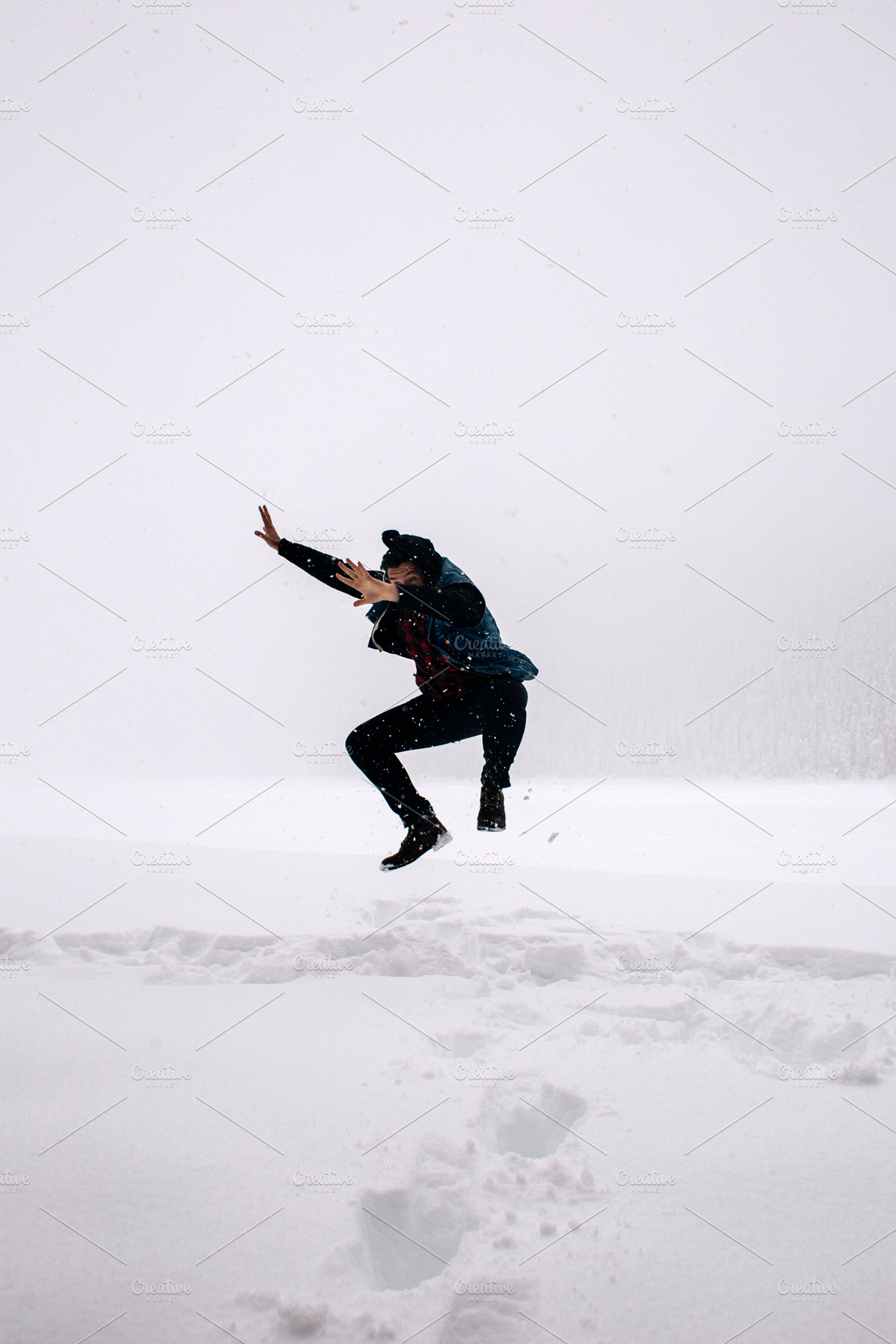 Andrew Over Snow