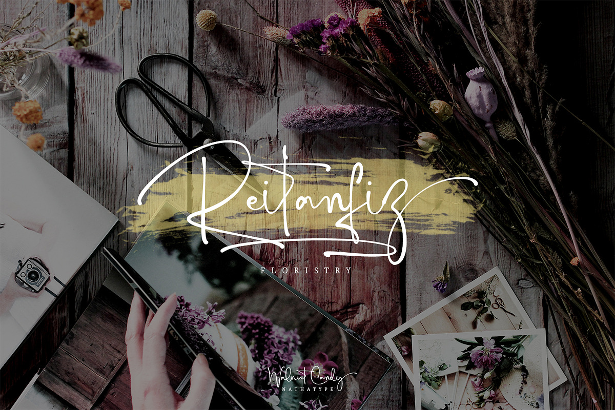 Walnut Candy, a Script Font by Nathatype (Photo 7 of 10)