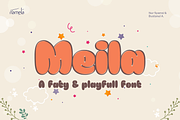Meila - Cute & Cheerful Font Family, a Sans Serif Font by Namela Studio (Thumbnail 1 of 7)