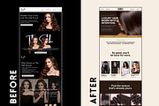 Hair Extensions Website Template, a Landing Page Template by wekreatif (Thumbnail 4 of 5)