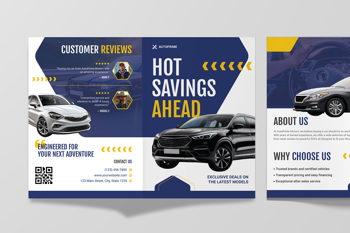 Automobile & Car Sales Bifold, a Brochure Template by Annora Studio (Photo 3 of 6)