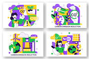 10 Carbon Footprint Reduction, a Technology Illustration by denayunebgt (Thumbnail 3 of 4)
