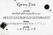 SpringRain SVG watercolor brush font, a Script Font by Angele Kamp (Thumbnail 7 of 9)