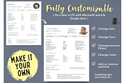 Theatre resume,cover letter template, a Resume Template by Climbwithelevator (Thumbnail 3 of 5)
