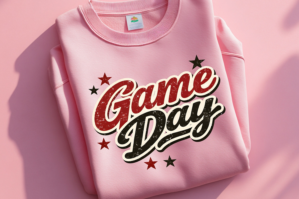 Retro Game Day PNG Tshirt Sports, a Sport Illustration by SugarCloudStudioArt (Photo 4 of 6)