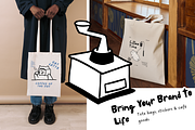 The Cat and Coffee Signature, a Food Illustration by The Journey Atelier (Thumbnail 10 of 15)