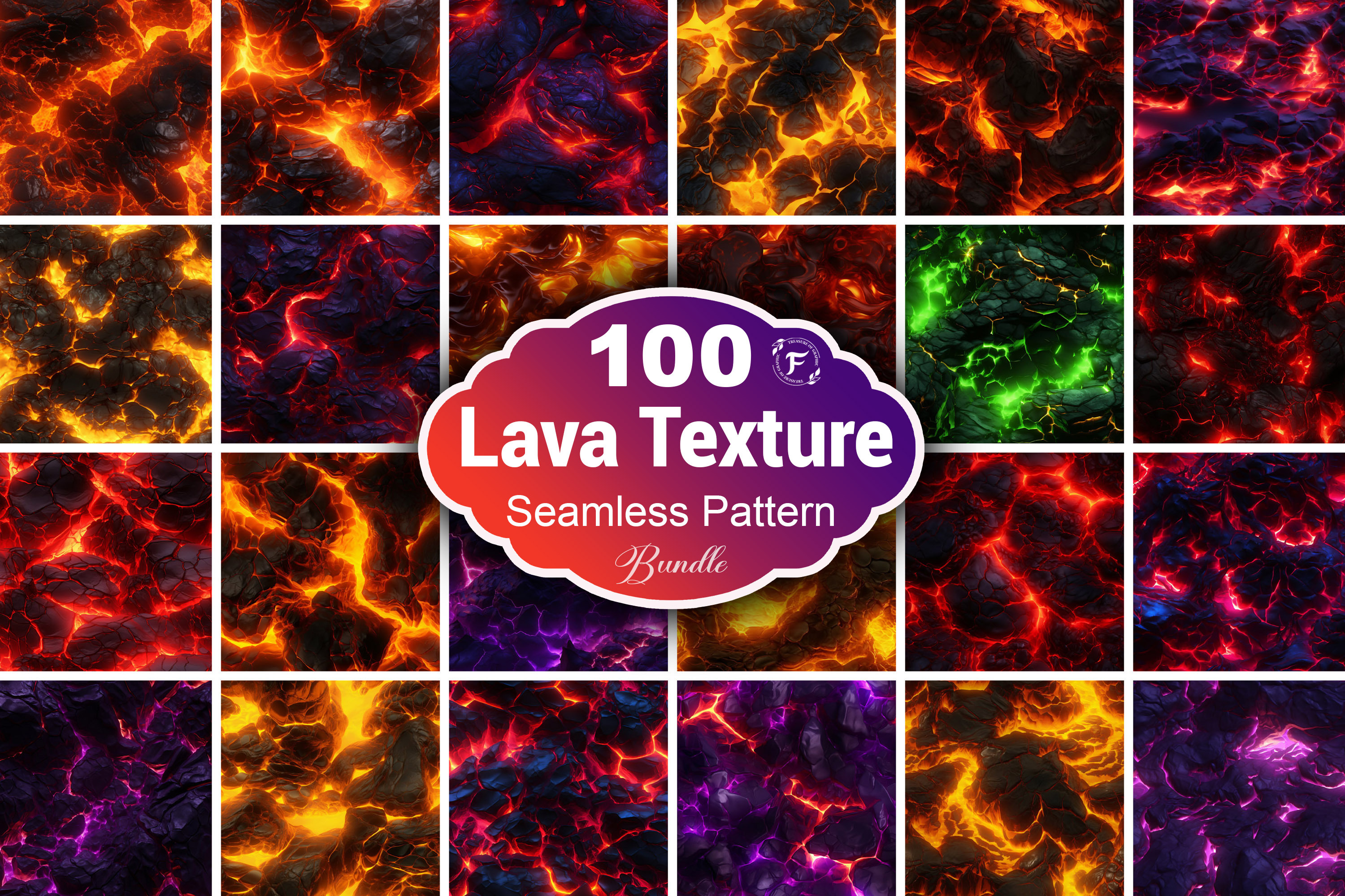 Lava Texture Seamless Pattern, a Pattern Graphic by Forhadx5