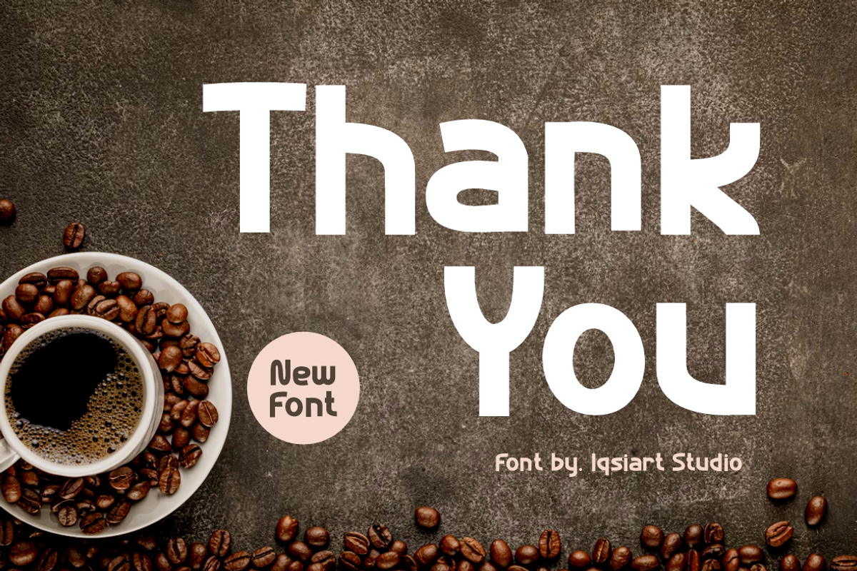 Testo Coffee Font, a Sans Serif Font by Iqsiart Studio (Photo 7 of 7)
