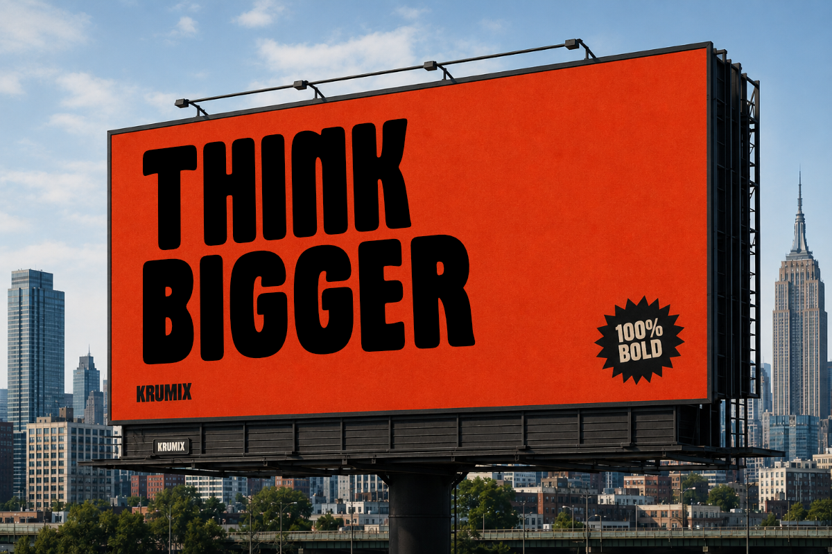 Krumix Bold Condensed Display Font, a Sans Serif Font by Muksal Creative (Photo 9 of 12)