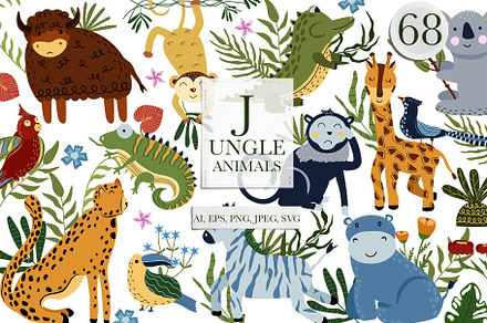 Jungle Animals collection