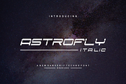 AstroflyItalic, a Font by puji_hartono (Thumbnail 1 of 6)