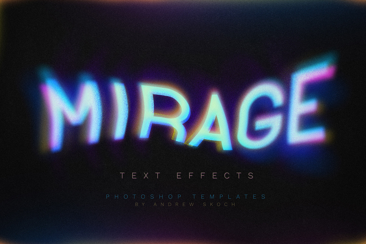 Gradient Blurred Text Effect, a Branding & Logo Template by Andrew Skoch Design (Photo 7 of 9)