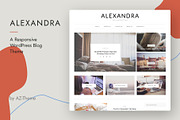 Alexandra - WordPress Blog Theme, a WordPress Template by AZ-Theme (Thumbnail 3 of 11)