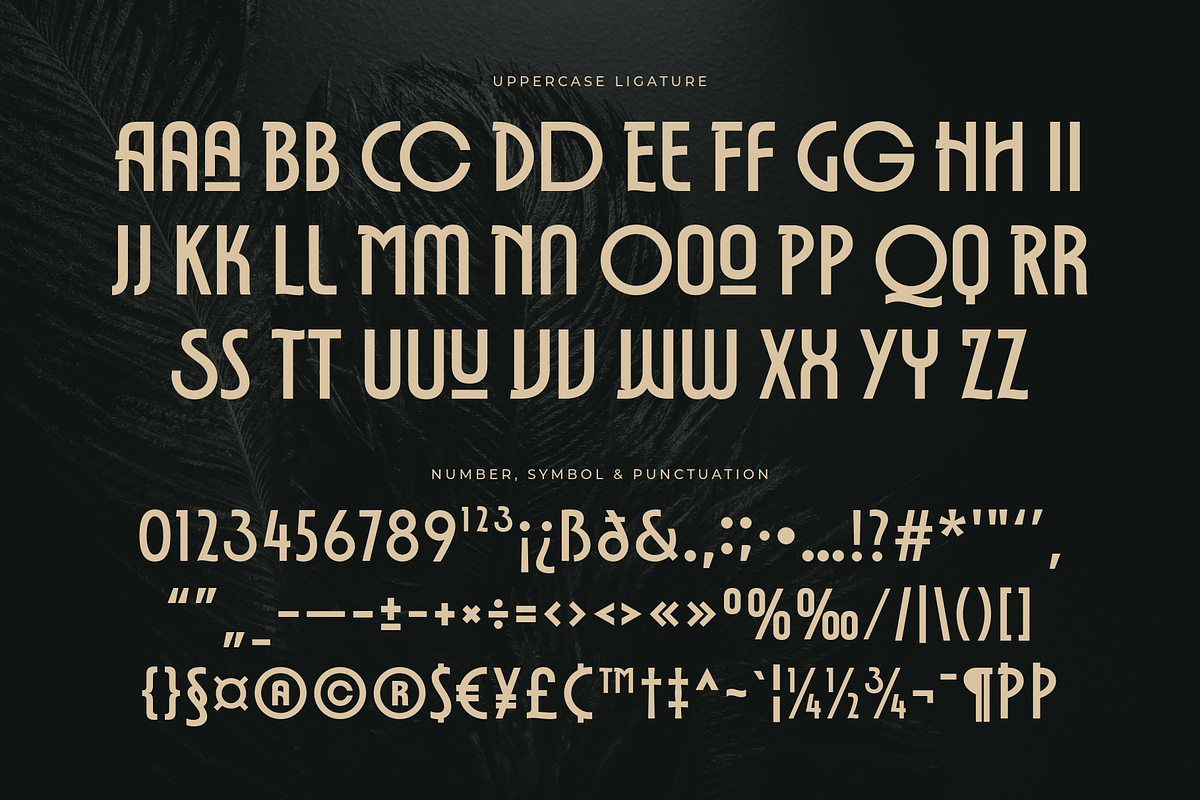 Orlenco - Art Deco Display Font, a Sans Serif Font by Ainun Jinan (Photo 12 of 12)