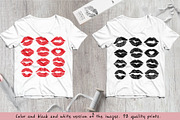 Lips lipstick kisses set, a Pattern Graphic by Live line (Thumbnail 2 of 6)