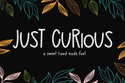 Just Curious Handmade Font, a Font by Sweet Fig (Thumbnail 10 of 10)