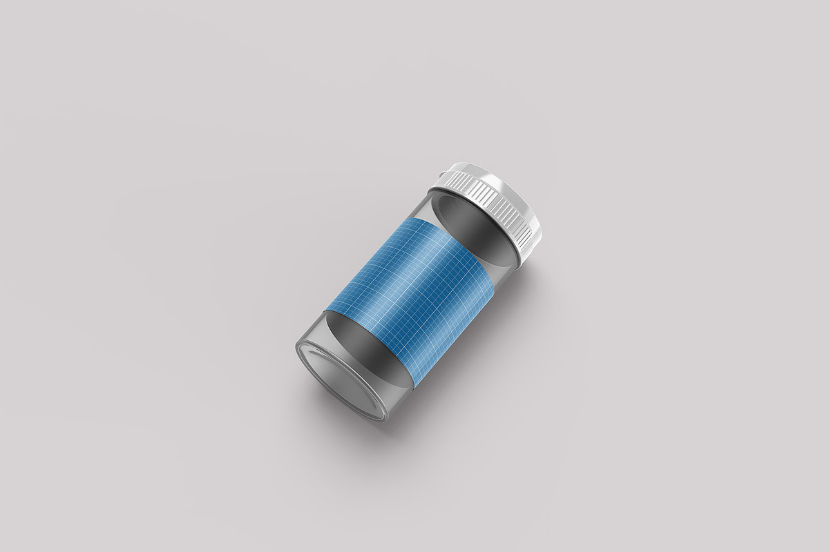 Transparent Plastic Bottle Mockup, a Product Mockup by Illusiongraphic (Photo 16 of 20)