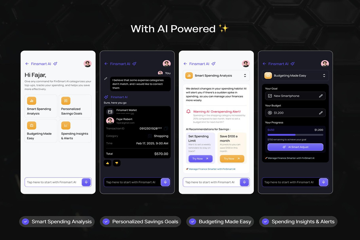 Finsmart Smart Secure Digital Bank, an UI Kit Template by Creative Perspective (Photo 5 of 7)