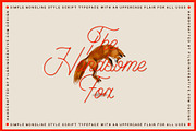 The Handsome Fox, a Script Font by PLGRM (Thumbnail 1 of 4)