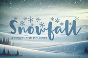 Snowfall Handwritten Script, a Handwritten Font by Every Tuesday (Thumbnail 1 of 12)