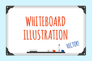 Vector Whiteboard Illustration, an Object Graphic by Little Bean (Thumbnail 1 of 3)