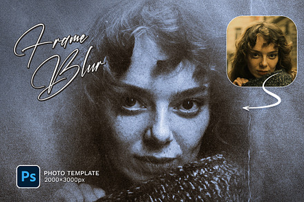 Frame Blur Photo Template, a Design Template by Andrew Skoch Design