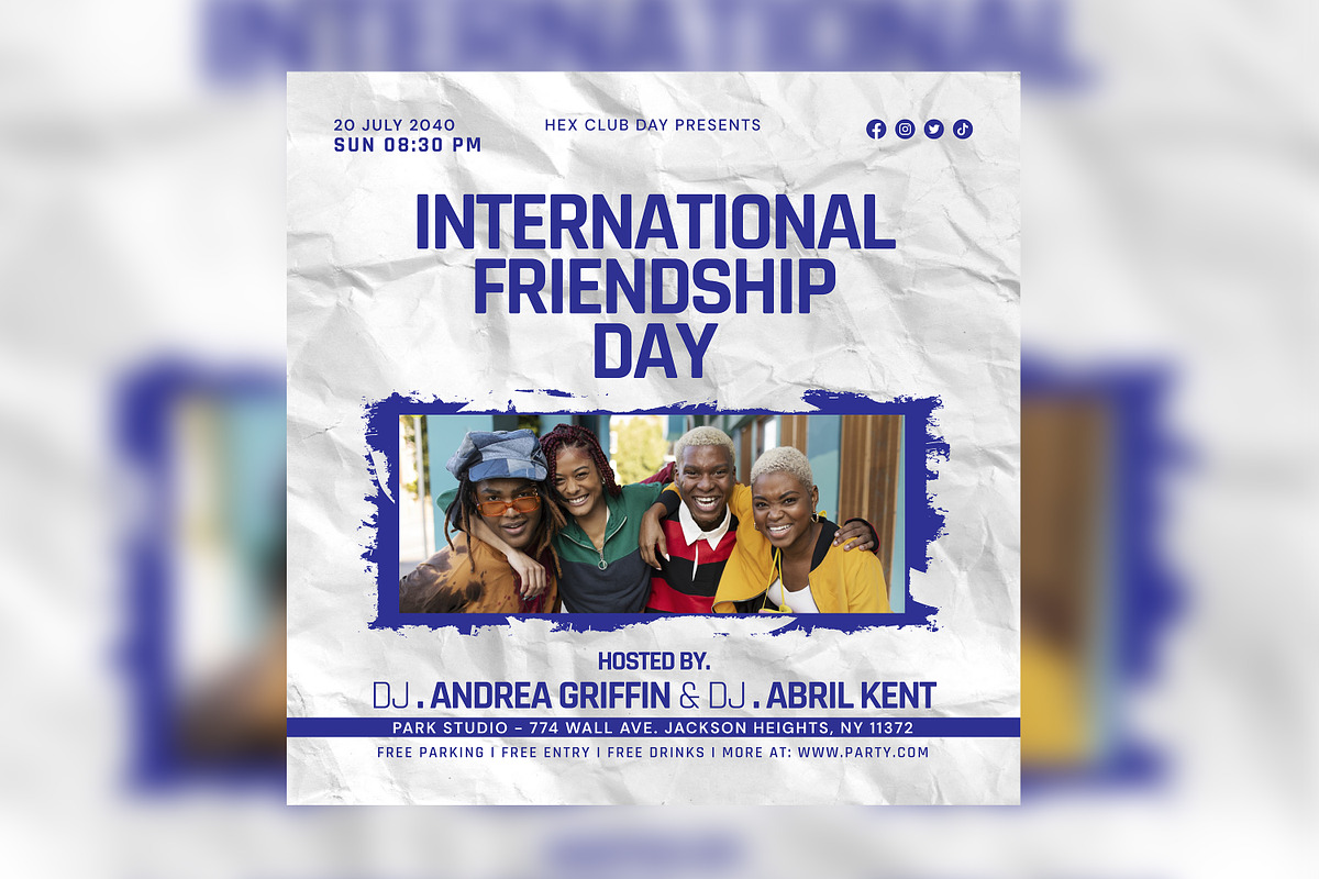 International Friendship Day!, a Flyer Template by FlyeredTemplate (Photo 1 of 4)