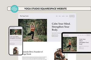 Yoga Studio Squarespace Website