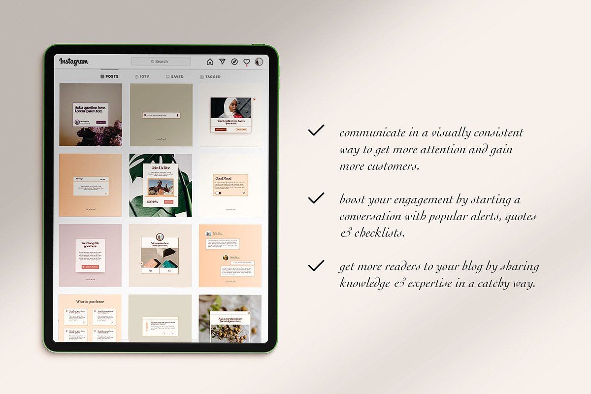 Instagram Notification Quotes, a Social Media Template by Kseniia_Design (Photo 3 of 11)